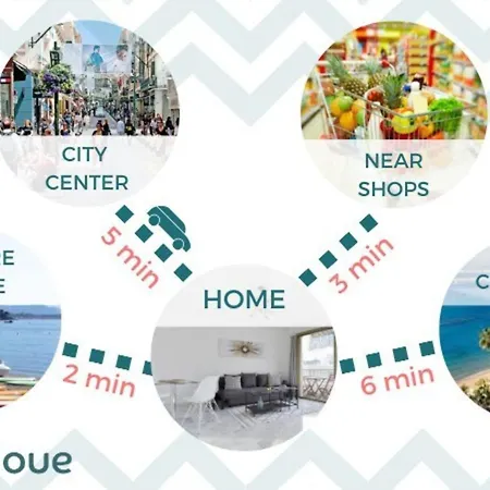 Palm District 2 Min To The Beaches Lägenhet Cannes